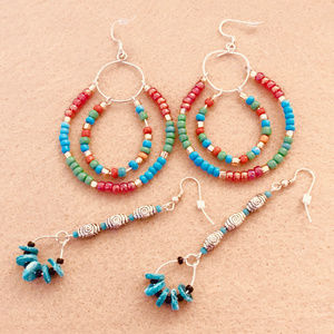 Boho Artisan Earrings set